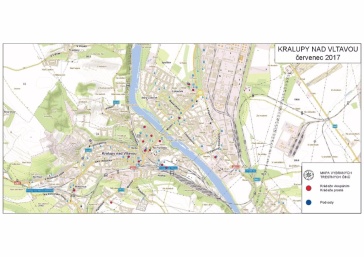 Mapy kriminality za Červenec 2017