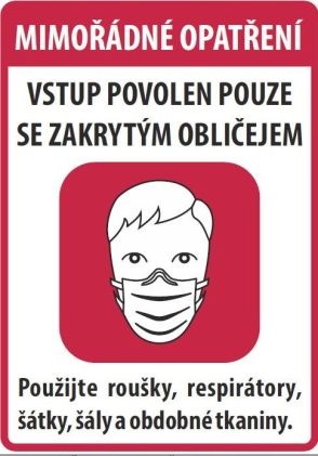 Aktualizováno - Mimořádné opatření