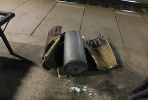 Poničený majetek Správy železnic