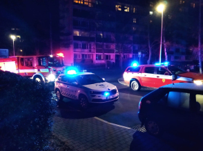 Požár na sídl. V Zátiší