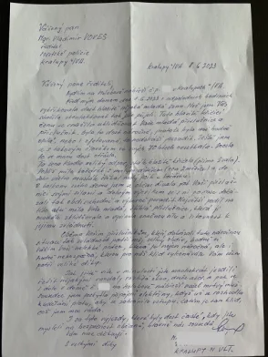 Poděkování Městské policii