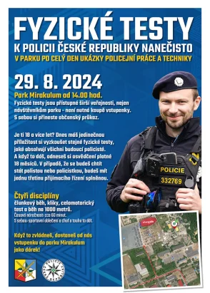 Fyzické testy k Policii ČR nanečisto